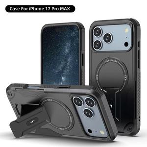 Funda para Teléfono 18 Pro Max 17 Pro con Diseño Deportivo de la <span class=keywords><strong>Bundesliga</strong></span>, Fabricada con PC+TPU, Soporte Magnético Integrado Oculto, Resistente a Caídas - Product Image 3