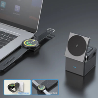 Nuevos dispositivos 2024 Estación de carga inalámbrica 3 en 1 Cubo de cargador inalámbrico para teléfono móvil Reloj inteligente Auricular
