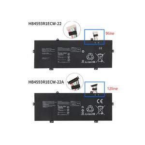 Batería de Repuesto HB4593R1ECW-22A para Portátil <span class=keywords><strong>Huawei</strong></span> <span class=keywords><strong>MateBook</strong></span> <span class=keywords><strong>14</strong></span> 2020 <span class=keywords><strong>2021</strong></span> Serie AMD KLVL-WFH9 - Product Image 2