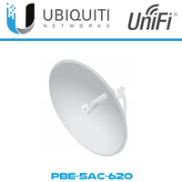 Ubiquiti PBE-5AC-620 AirMAX PowerBeam AC AC450 Extérieur 5 GHz 29 dBi WiFi 5 Pont sans fil point à point