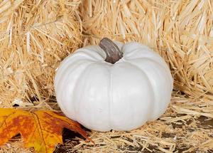Bianco in ceramica pumpkins Classico Bianco 6 pollici Resina Raccolto Decorative di <span class=keywords><strong>Zucca</strong></span> - Product Image 3