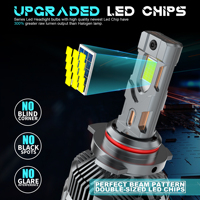 Lampu Depan LED Chenlang Berkualitas Tinggi 360W Pro H4 Sistem Pencahayaan Otomatis Mobil Lampu Depan LED H4 H7 H11 9005(HB3)