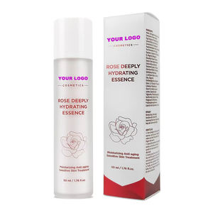 Suero facial iluminador sin parabenos rico en antioxidantes nutritivo agua de rosas y vitamina E antienvejecimiento hidratante y lucha contra la opacidad - Product Image 1