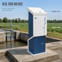 Armoire de commande de portail sur pied pour l'automatisation des portes de canaux avec surveillance à distance 4G