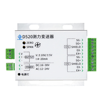 Sinyal 0-10V 4-20mA dua Input satu Output Analog Digital Sensor berat kekuatan mengukur pemancar penguat berat