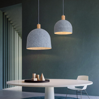 Lámpara de Techo LED Acústica PET - Lámpara Colgante de Fieltro para Reducción de Ruido en Interiores