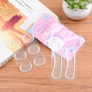 Transparent Invisible Heel Cushions Silicone Anti-Slip Washable Reusable For High Heels Sneakers <b>Leather</b> Shoes Women - Product Image 4