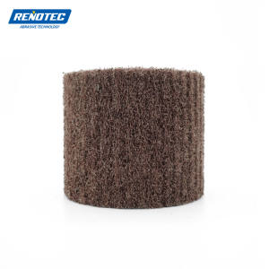 Disques à lamelles en oxyde d'aluminium, cylindre, tambour abrasif en nylon non tissé, 100 mm, OEM, haute dureté pour le meulage - Product Image 4