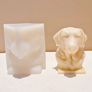 Chien de <span class=keywords><strong>patrouille</strong></span> Golden Retriever, chien-guide, moule en silicone Labrador, plâtre coulé, gâteau, résine, bougie, trophée, cadeau, souvenir pour animaux de compagnie - Product Image 6