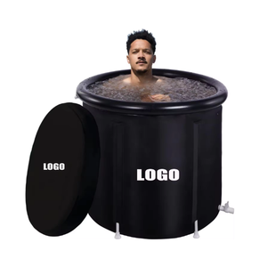 Bồn tắm đá lạnh gấp gọn di động bằng PVC có logo tùy chỉnh dành cho người lớn, bồn tắm đá lạnh bơm hơi - Product Image 5