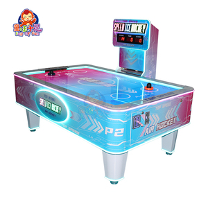 Machine d'arcade de table de hockey sur air à pièces pour 2-4 <span class=keywords><strong>joueurs</strong></span> | Table de jeu de hockey sur air à usage commercial - Product Image 3