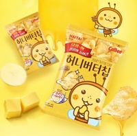 Chips de patate douce croustillantes et frites de 70g, importées de Corée, à texture ferme, faible en gras, emballées en sachet