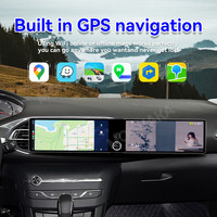 Autoradio MOOKAKA double écran 12,3 pouces pour Peugeot 308S 2015-2018, Android 15, GPS Navi, stéréo, Carplay sans fil, écran interactif