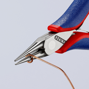 Knipex Electronics <b>Pliers</b> 1/4 In Jaw Width Smooth Tip Industrial Grade Chrome Vanadium Steel - Product Image 1