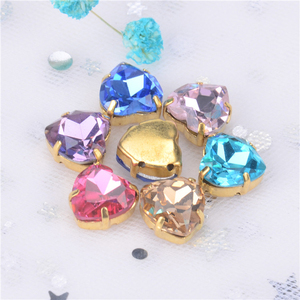 Vuông pha lê Rhinestone may-trên vật liệu thủy tinh loại lỏng lẻo với móng vuốt bằng đồng - Product Image 5