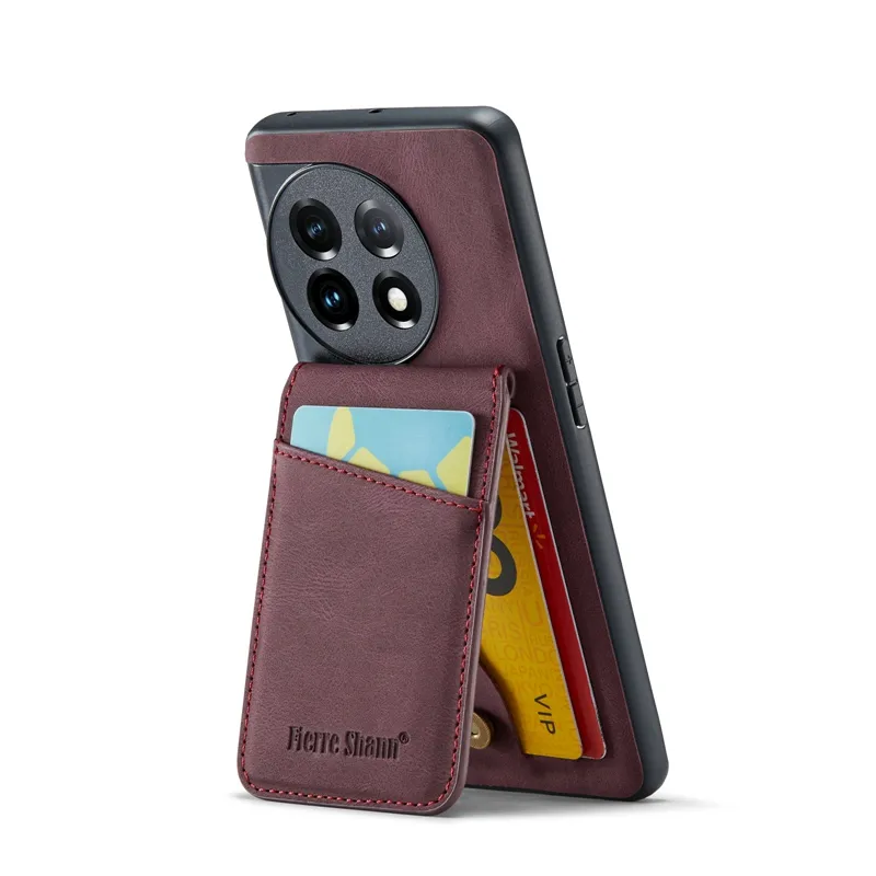 Credit card case shockproof cover for One Plus 11, For One Plus Nord CE3 Wallet Back cover