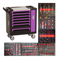 Chariot à outils à 7 tiroirs, armoire de rangement pour garage, chariot à outils robuste à roulettes