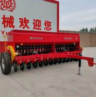 Offre Spéciale YUMING 2BMF-24 Semoir à Blé Multifonctionnel Grand Format Traîné par Tracteur 24 Rangées Boîte de Vitesses Haute Productivité Type Traction Cultures