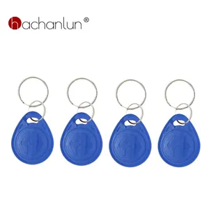 HaChanLun T5577 Sensor Tag Keychain EM4305 Badge RFID 125KHz Can copier And Rewrite Keychain Access Card