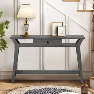 Meubles de salon modernes Combohome <span class=keywords><strong>Table</strong></span> d'appoint grise pour couloir <span class=keywords><strong>Table</strong></span> <span class=keywords><strong>console</strong></span> étroite en bois - Product Image 2