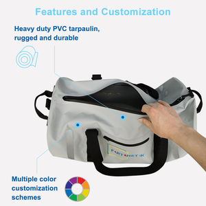 High Quality Duffel Bag with Custom Logo Printing Heavy Duty Handles and Secure Storage for Long Trips - Product Image 6