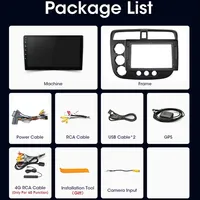 Autoradio Android pour Honda Civic 2000-2006 Auto Stereo Multimedia Video Player Wireless Carplay GPS Navigation Autoradio WIFI