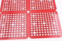 Carte de prototype universelle double face FR4 rouge, plaque perforée, circuit imprimé matriciel pour projets électroniques DIY