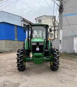 Gebrauchte Traktor Deere954 95 PS Ackers chlepper mit Egge Scheiben pflug Anhänger Traktor - Product Image 3