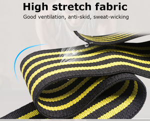 Custom Strong <b>Nylon</b> Plastic Powerlifting Wrist Support Padded Sport Weightlifting Wraps Professional Protection for Unisex Use - Product Image 4