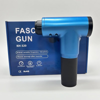Pistola de Masaje Eléctrica, 4 Cabezales de Masaje, 6 Niveles de Ajuste, Relajación Muscular, Vibración, Equipo de Fitness, Larga Duración