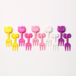 Nouvelles fourchettes à fruits en plastique miniatures pour enfants, en forme d'animaux, de qualité alimentaire, pour boîte à lunch, décoration de gâteaux - Product Image 5