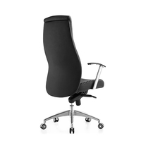 Foshan blanc ergonomique exécutif chaise de bureau à dossier haut conception élégante ordinateur pivotant chaise en cuir Pu pour le bureau