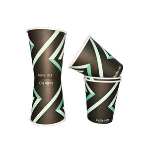 Gobelets promotionnels en papier à paroi simple de 8 oz pour café, boissons, vin, snacks, biscuits, salades, articles ménagers, milkshakes - Product Image 2