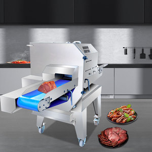Nuova Affettatrice Commerciale Automatica con Lama in Acciaio al Carbonio a Spessore Regolabile per Salsicce, Carne di Manzo, Prosciutto, Carne Cotta e Formaggio - Product Image 2