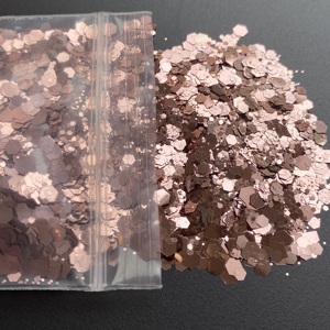 ผงกลิตเตอร์สีทอง/สีขาว/สีดำผสมกลิตเตอร์ไม่มีสารพิษจำนวนมาก - Product Image 2