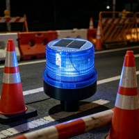 Prix d'usine – Nouvelle lampe de signalisation d'urgence à LED solaire magnétique pour toit de voiture, balise clignotante de sécurité