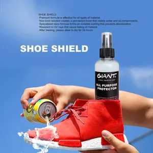 Sapato repelente a água spray para todas as superfícies