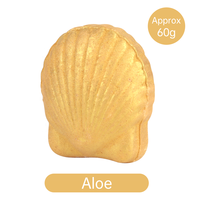 Bombe de bain effervescente parfumée personnalisée, hydratante, cadeau de luxe, faite à la main, aromathérapie, en forme de coquille, SPA, huile essentielle