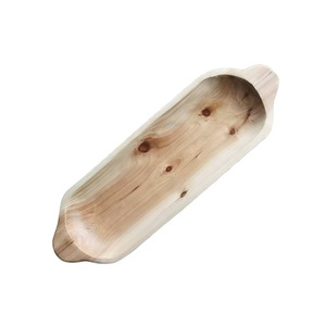 Bandeja Larga de Madera Maciza con Forma de Alien, Estilo Simple para Uso en el Hogar y Hoteles, Bandeja Multifuncional para Servir, Tamaño Grande y Pequeño - Product Image 5