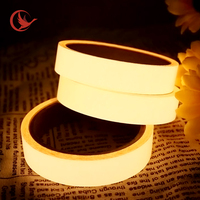 Ruban adhésif fluorescent en PVC acrylique super lumineux, auto-adhésif, étanche, durable, pour décoration de scène, avertissement longue durée
