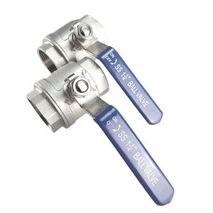 1/2 inç BSP / NPT konu su petrol ve gaz borusu için kullanılan en iyi fiyat 1/2 tam liman paslanmaz çelik bilyalı vana - Product Image 1