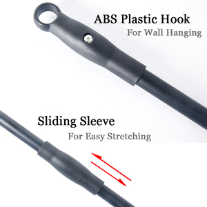Pelle à <span class=keywords><strong>pizza</strong></span> professionnelle en métal surdimensionnée, longue et ronde, en aluminium, avec manche amovible et réglable - Product Image 4
