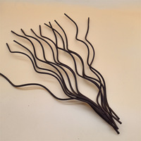 Bâtonnets diffuseurs incurvés en rotin sans flamme de forme irrégulière, accessoires d'aromathérapie sans flamme pour la décoration intérieure, longue durée