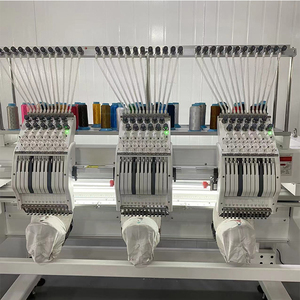 Mesin bordir terkomputerisasi datar tiga kepala, Motor inti peralatan Quilting industri komersial baru kecepatan tinggi untuk penggunaan di rumah - Product Image 5