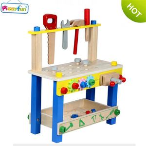 <span class=keywords><strong>Établi</strong></span> éducatif en bois pour enfants semblant jouer outil <span class=keywords><strong>jouets</strong></span> - Product Image 3