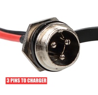 Livolo — Port de chargement universel à 3 broches pour Scooter électrique, avec prise pour VSETT 8 8 + 9 + 10 + ZERO 8 9 10 8X 10X 11X