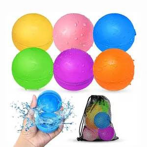 Soppycid Summer Toys Splash Ball Water Bombs Quick Fill Refillable Magnetic Reusable Water Balloons For Kids
