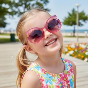 Occhiali da Sole per Bambini con Montatura Completa Stile Cartone Animato, Nuova Moda Europea e Americana, Protezione UV400 per <span class=keywords><strong>Ragazzi</strong></span> e Ragazze, Ideali per l'Esterno - Product Image 1