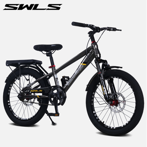 SWLS bicicletta <span class=keywords><strong>MTB</strong></span> a velocità singola per bambini 18/20/22/24 pollici sospensione del supporto forcella freno a disco fuoristrada per bambini Mountain Bike acciaio - Product Image 1