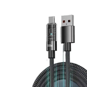 100W SuperCharge Type-C Data <b>Cable</b> Compatible with Huawei, Xiaomi, VIVO, and Honor Phones (6A) - Product Image 3